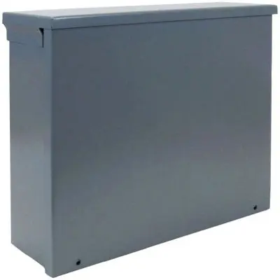 ORBIT INDUSTRIES 12128RNK Outdoor Nema 3R Screw Cover Encl Without Knockouts 12X12X8