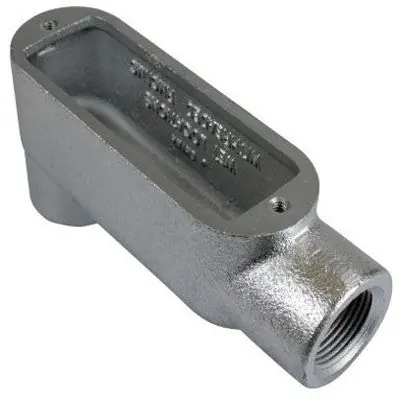 Orbit Industries LB8-75 Type Lb Threaded Conduit Body Gray Iron Form 8 Size 3/4 Inch