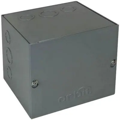Orbit Industries 664 Indoor Nema 1 Screw Cover Enclosure 6X6X4