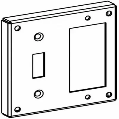 ORBIT INDUSTRIES 4414 4S Industrial Cover Toggle Sw. / Gfci