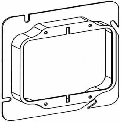 ORBIT INDUSTRIES 52075 5S 2-G 3/4 Raised Steel Device Ring