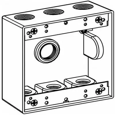 ORBIT INDUSTRIES 2B75-7 2-G W/P Box 7 3/4 Hubs 2 Deep