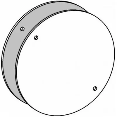 ORBIT INDUSTRIES RBC-4 4 Round Weatherproof Blank Cover