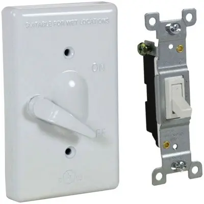 Orbit Industries 1CA-SW15-W Lever Switch Cover 1-G White