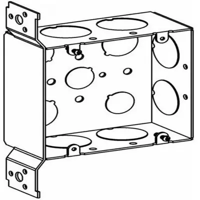 Orbit Industries 5SDB-100-FB 5S Box Power 2-1/8 Deep Bracket 1 Ko