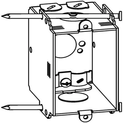 ORBIT INDUSTRIES GMB-NM-NO 1-G Nail-On Sw Box 2-3/4 inches Deep Nm Type