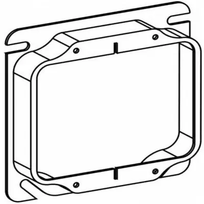 ORBIT INDUSTRIES 42100 4S 2-G 1 inch Raised Steel Device Ring