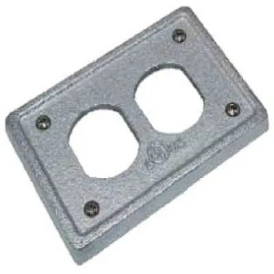 Orbit Industries 1MFC-D 1G Fs&Fd Cast Device Box Cover Duplex Malleable Iron