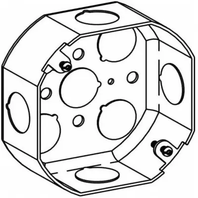 ORBIT INDUSTRIES D4SB-50 4S Drawn Box 1-1/2 inch Deep 1/2 inch Ko