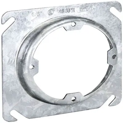 Orbit Industries 43125X 4S 1-1/4 Raised Steel Plaster Ring Dual Direction