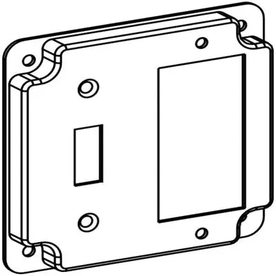 ORBIT INDUSTRIES 4414C 4S Industrial Cover Toggle/Gfci Crushed Corner
