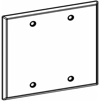 ORBIT INDUSTRIES 2-BC 2-G Weatherproof Blank Cover Device Mount Unpainted