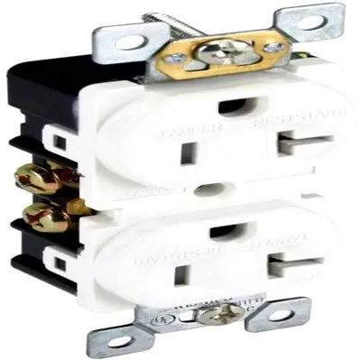 Orbit Industries CR20-TR-SI Duplex Receptacle 20A 125V Commercial Grade Tamper Resistant Ivory