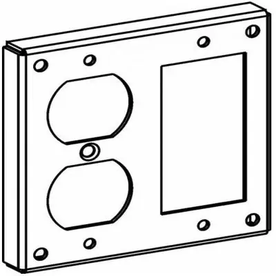 Orbit Industries 4424 4S Industrial Cover - Duplex / Gfci