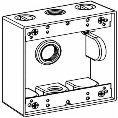 Orbit Industries 2B100-3 2-G W/P Box 3 1 Hub 2 Deep