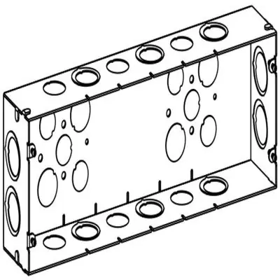 ORBIT INDUSTRIES SDB-6 6-Gang 2-1/2 Inch Deep Switch Box