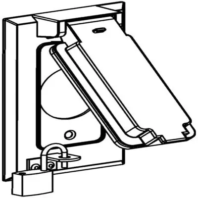 Orbit Industries 1CL-SV 1-G W/P Cover Switch Device Mount Lockable
