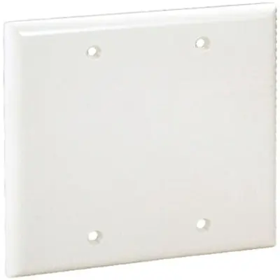 Orbit Industries OPM23-W Midi 2-G Wall Plate - Blank White