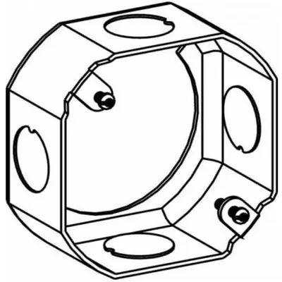 ORBIT INDUSTRIES 3RB-50-EXT Drawn Oct. Steel Ext. Box Power 1-1/2inch Deep