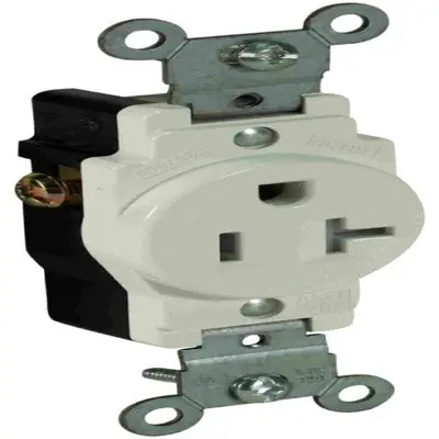 Orbit Industries SR20-TR-W 20A 125V Single Receptacle Tamper Resistant White