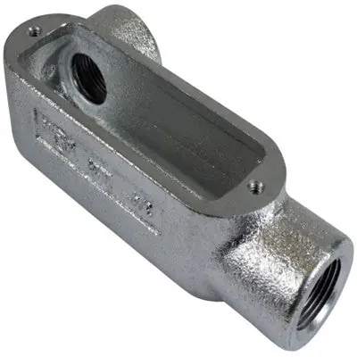 Orbit Industries LL8-100 Type Ll Threaded Conduit Body Gray Iron Form 8 1 inch