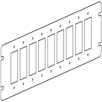Orbit Industries 4M9-GFI 9-Gang Switch Box Cover - Gfi