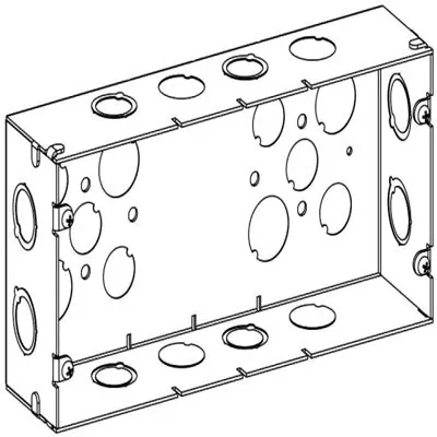 Orbit Industries SDBL-4 4G Deep Switch Box With 3/4 And 1 Inch Knockouts