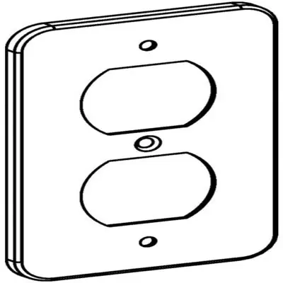 ORBIT INDUSTRIES WHBC-DR Utility Cover Power 2-1/2 inches X 4-1/8 inches