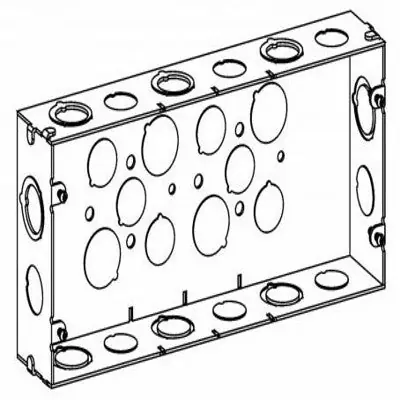 ORBIT INDUSTRIES SB-4 4-Gang Welded Switch Box