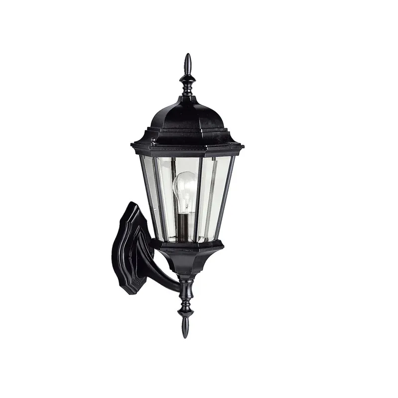 Kichler 9653BK Madison 19.75in 1 light outdoor wall light 100 W