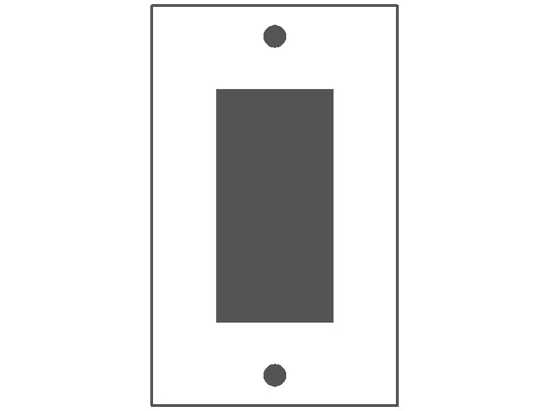 Mulberry 99401 1 Gang Wrinkle Ivory Ground Fault Plate