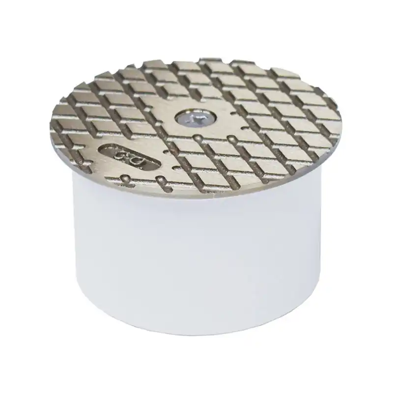 Braxton Harris IPC3-312NB Inside Pipe Cleanout with Cover, 3 in, PVC REPLACEMENT CC1-312NB
