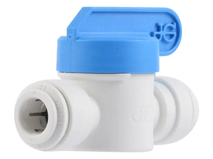John Guest PPSV041212W-US Straight Shut-Off Valve 3/8 in.