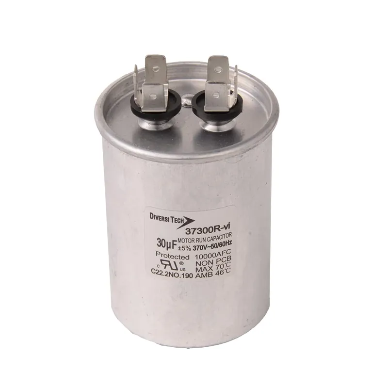 Diversitech 37300R Mtr. Run Cap, Round, 30uf 370v