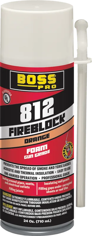 Soudal 137767 Boss 812 Fireblock Foam 20 oz. Genius Gun
