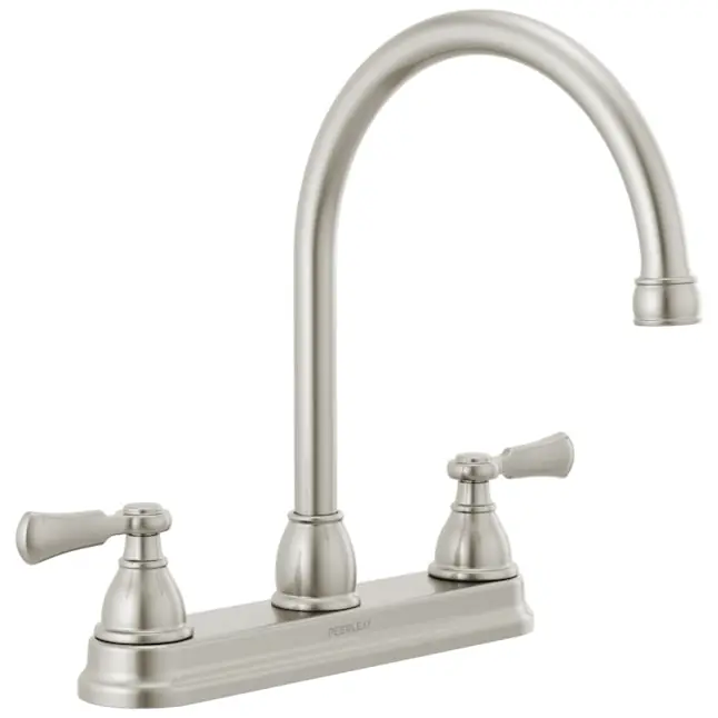 Delta Faucet P2965LF-SS Elmhurst Two-Handle Kitchen Faucet