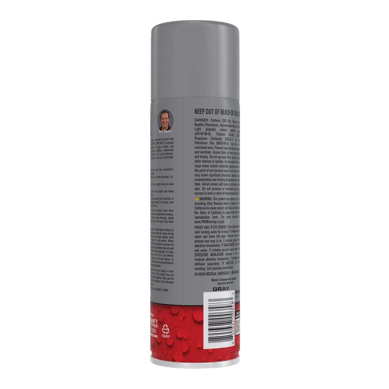 Flex Seal FSGRYR20 sealant 14 oz aerosol can rubber base