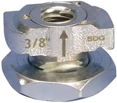 Erico CRLS37EG Rod Lock Channel Nut 3/8 Inch