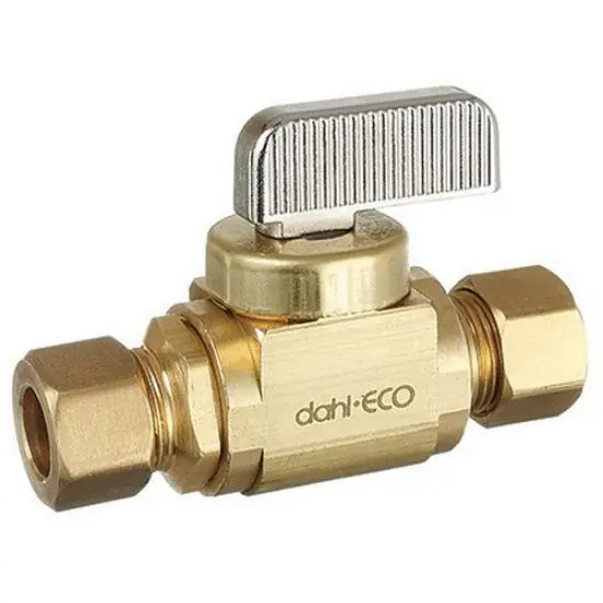 Dahl 521-31-31 In-Line Stops & Isolation 3/8 OD Comp X 3/8 OD Comp