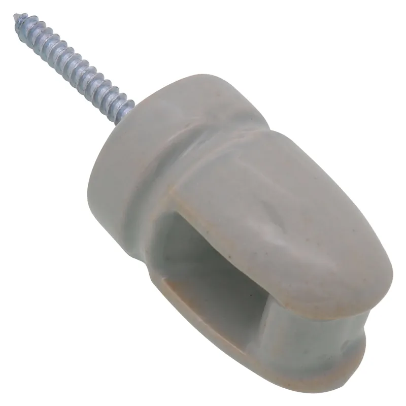 Southwire 1002 Medium Duty Porcelain Wire Holder w/ 2-1/4 inches Lag Screw