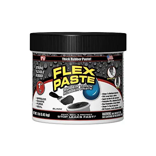 Flex Seal PFSBLKR16 Flex Paste 1 lb Jar