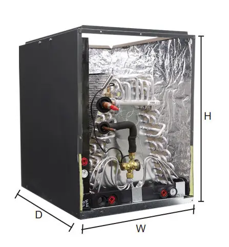 Aspen DE24A3J-145R-428 2 Ton Horizontal MULTI Evaporator 454B TXV