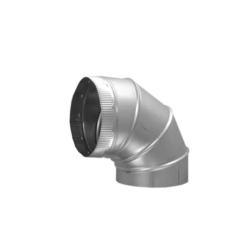 Cody 1255 Adjustable Elbow, 5 in, 90 deg, 30 ga