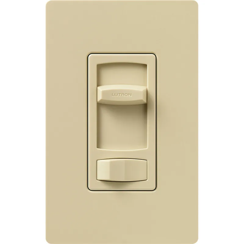 Lutron CT-103P-IV Skylark Contour Dimmer, Incandescent/Halogen, Magnetic Low-Voltage, 1000W