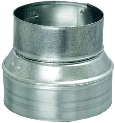 Cody 4001618 Sheet Metal Reducer 18 inches x 16 inches No Crimp, 26 Gauge