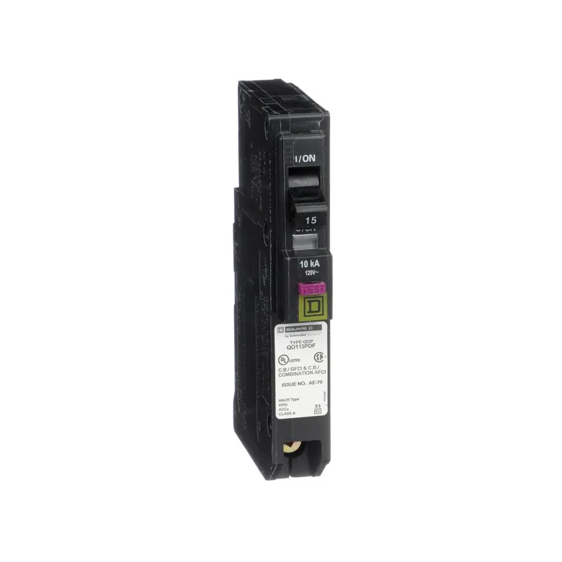 Square D QO115PDFC Sqd Qo115pdfc Mini Circuit Breaker 15 Amp