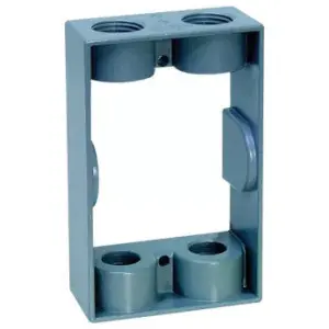 Crouse Hinds TP7174 Weatherproof Extension Adapter (4) 3/4 inches Holes
