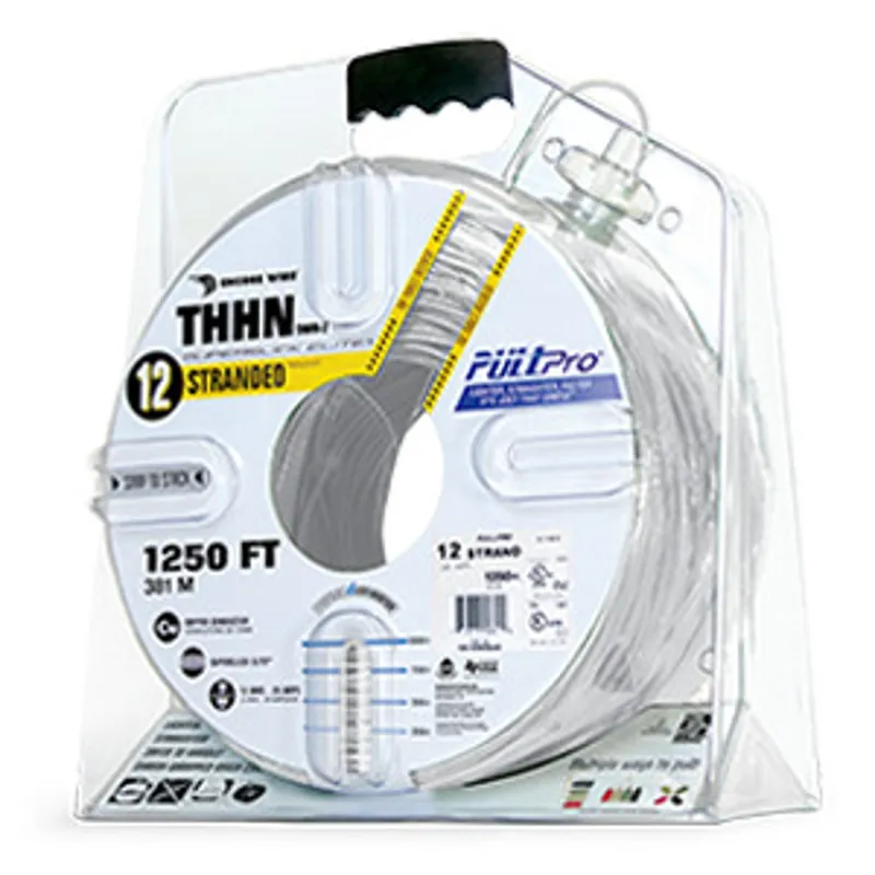 Encore Wire 106100802455 PullPro THHN Wire, 12 AWG, Stranded, 2500 ft