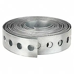 Cody 99010 Co 28-Gauge 3/4 in x 10 ft Galvanized Duct Hanging Strap