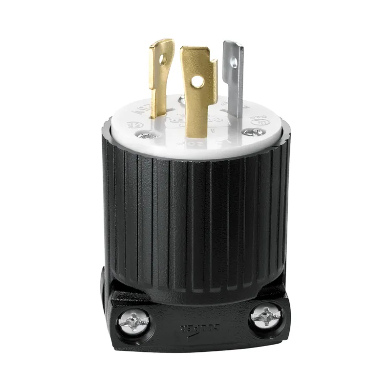 Eaton L520P Locking Electrical Plug 125 V, 20 A, 2 P, 3 W